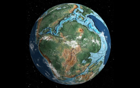 Ancient Earth Globe