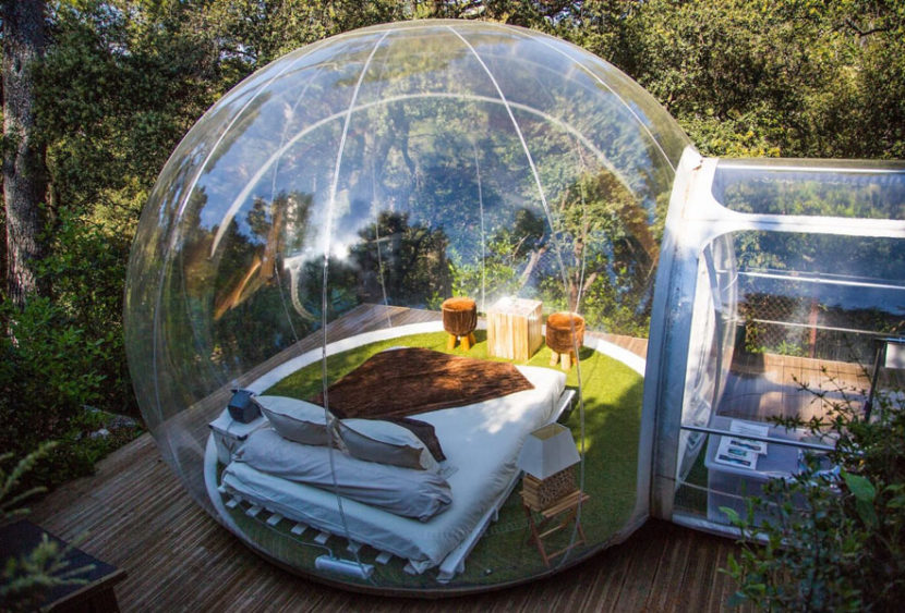 “Bubble room”: il comfort in una bolla tra la natura e le stelle