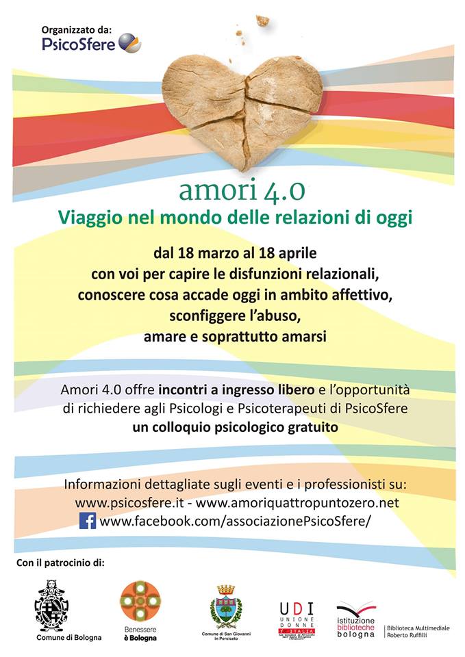Dal 22 marzo parte a Bologna l’iniziativa Amori 4.0
