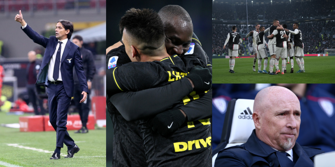 Serie A: dalla Lazio al Cagliari, tutte le sorprese del girone di andata