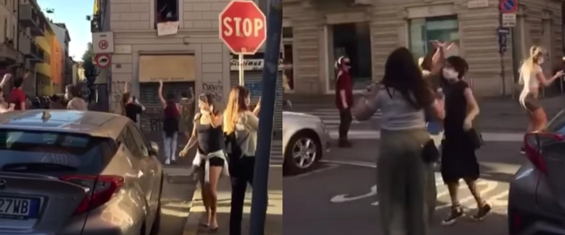 A Milano si balla per strada: il video diventa virale e crea indignazione