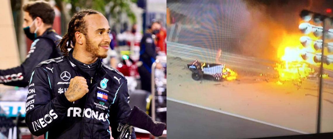 GP Bahrain: Hamilton domina, le RB a podio, Grosjean ringrazia Dallara