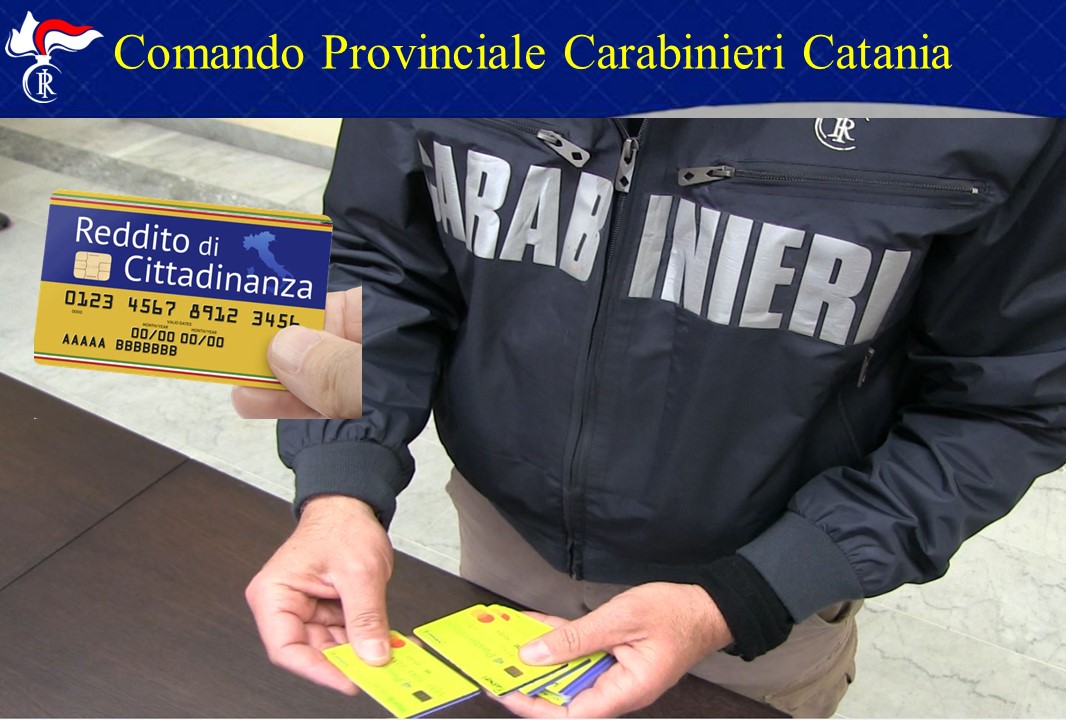 Catania: revoca del reddito di cittadinanza per 76 persone