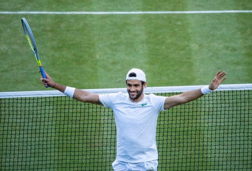 Matteo Berrettini vola in finale a Wimbledon e fa la storia del nostro tennis
