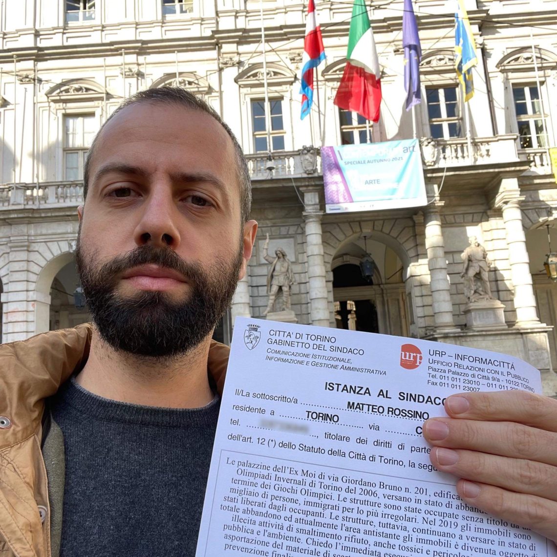 Torino Tricolore, Matteo Rossino: degrado e abbandono dell’Ex-Moi
