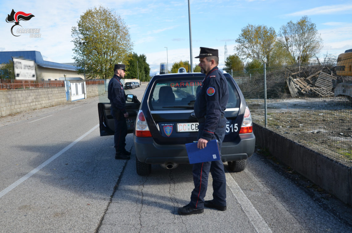 Udine, Carabinieri: controllo delle attività di trasporto di rifiuti si strada