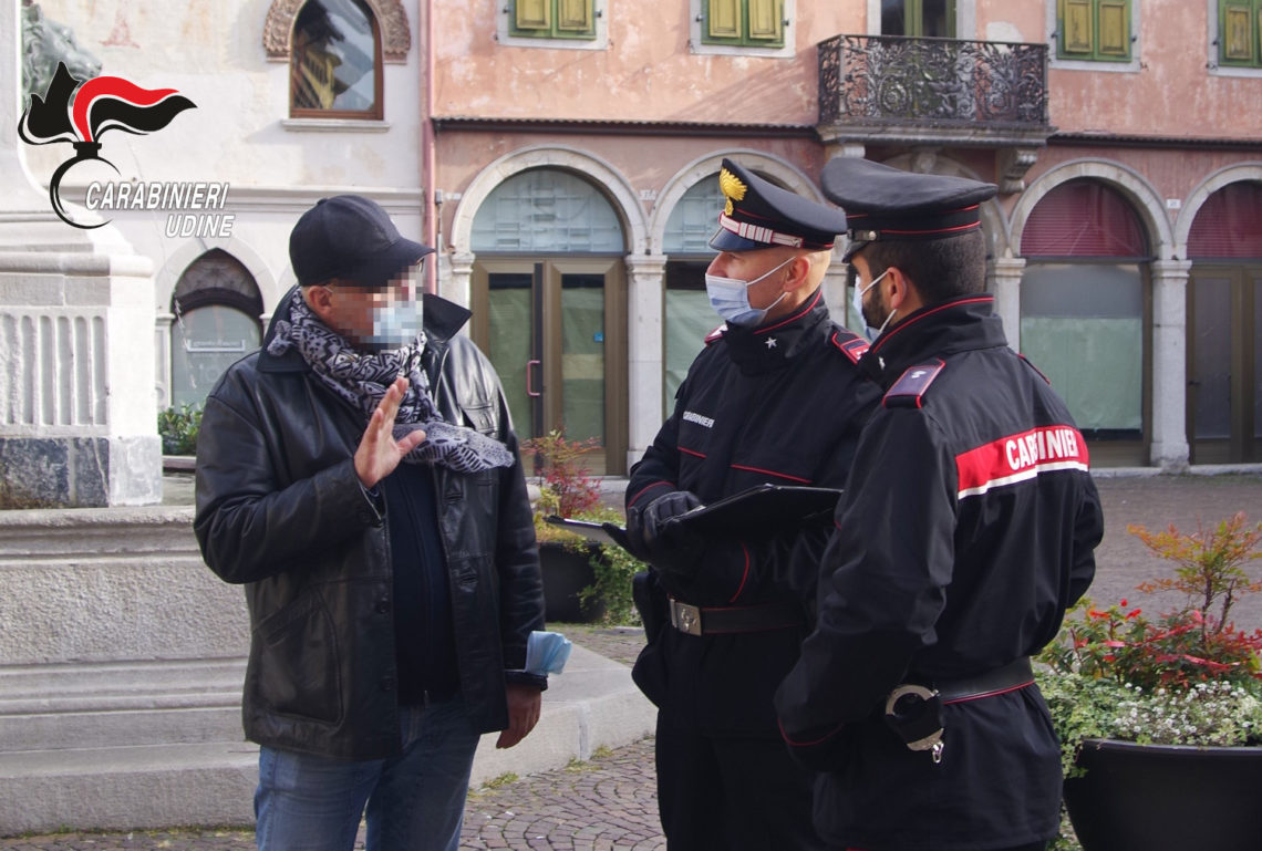 Udine: i Carabinieri intensificano i controlli anti Covid-19