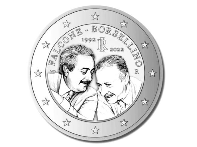 Una moneta per Falcone e Borsellino: il tributo ai magistrati palermitani