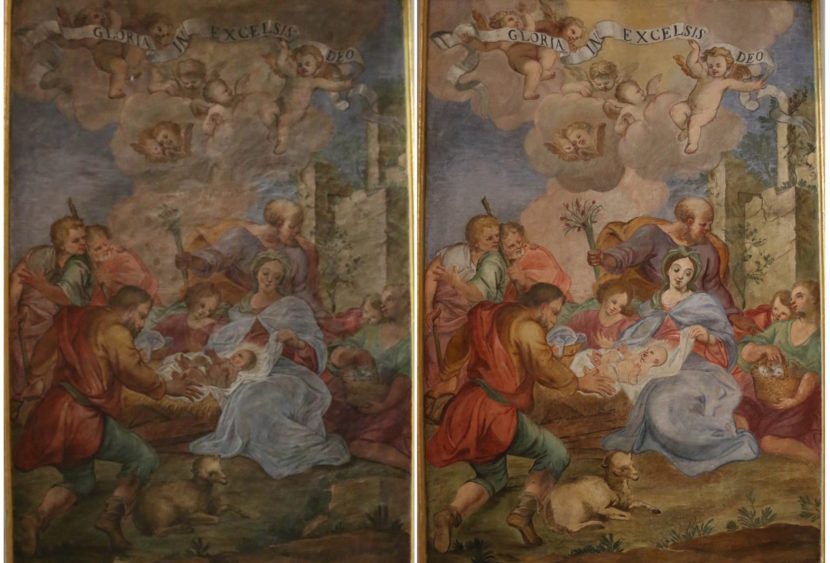 Restaurati due affreschi nel santuario di Maria SS. di Custonaci