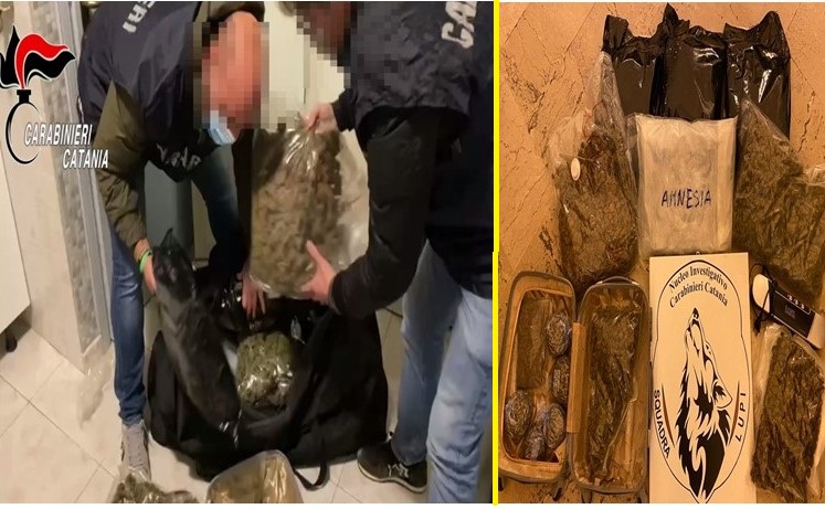 Catania, i “Lupi” stanano un’insospettabile: arrestata con oltre otto chili di droga