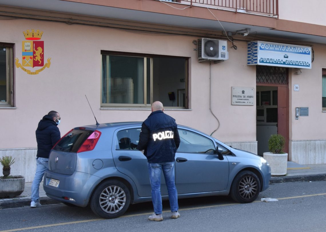 Barcellona Pozzo di Gotto: la Polizia di Stato esegue due misure cautelari