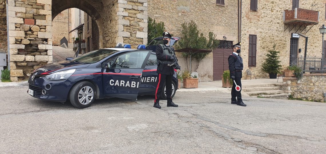 Todi: controllo straordinario a largo raggio del territorio da parte dei carabinieri