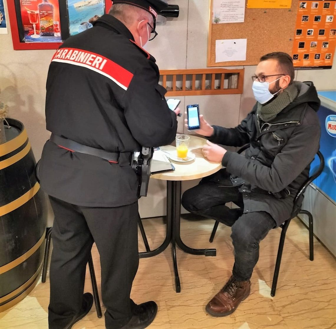 Perugia: due sanzioni amministrative per violazione della normativa Covid