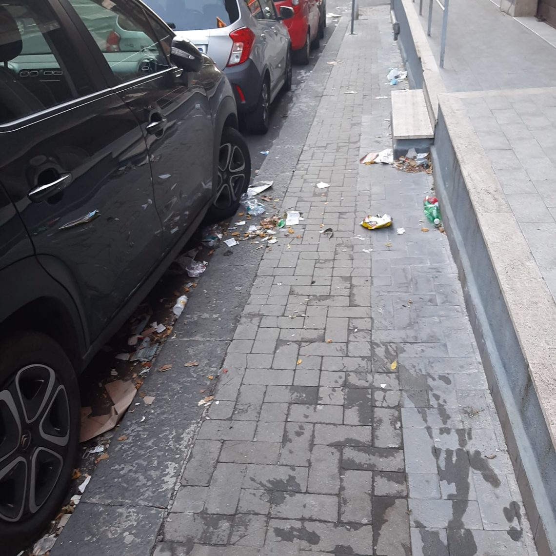 Strade sporche nel III municipio di Catania: «bisogna garantire il decoro»