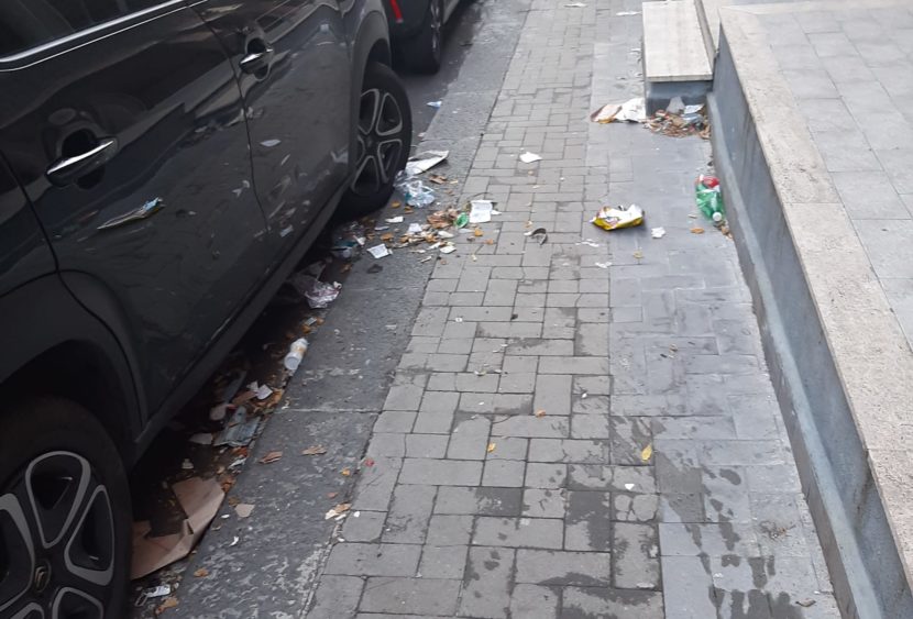 Strade sporche nel III municipio di Catania: «bisogna garantire il decoro»