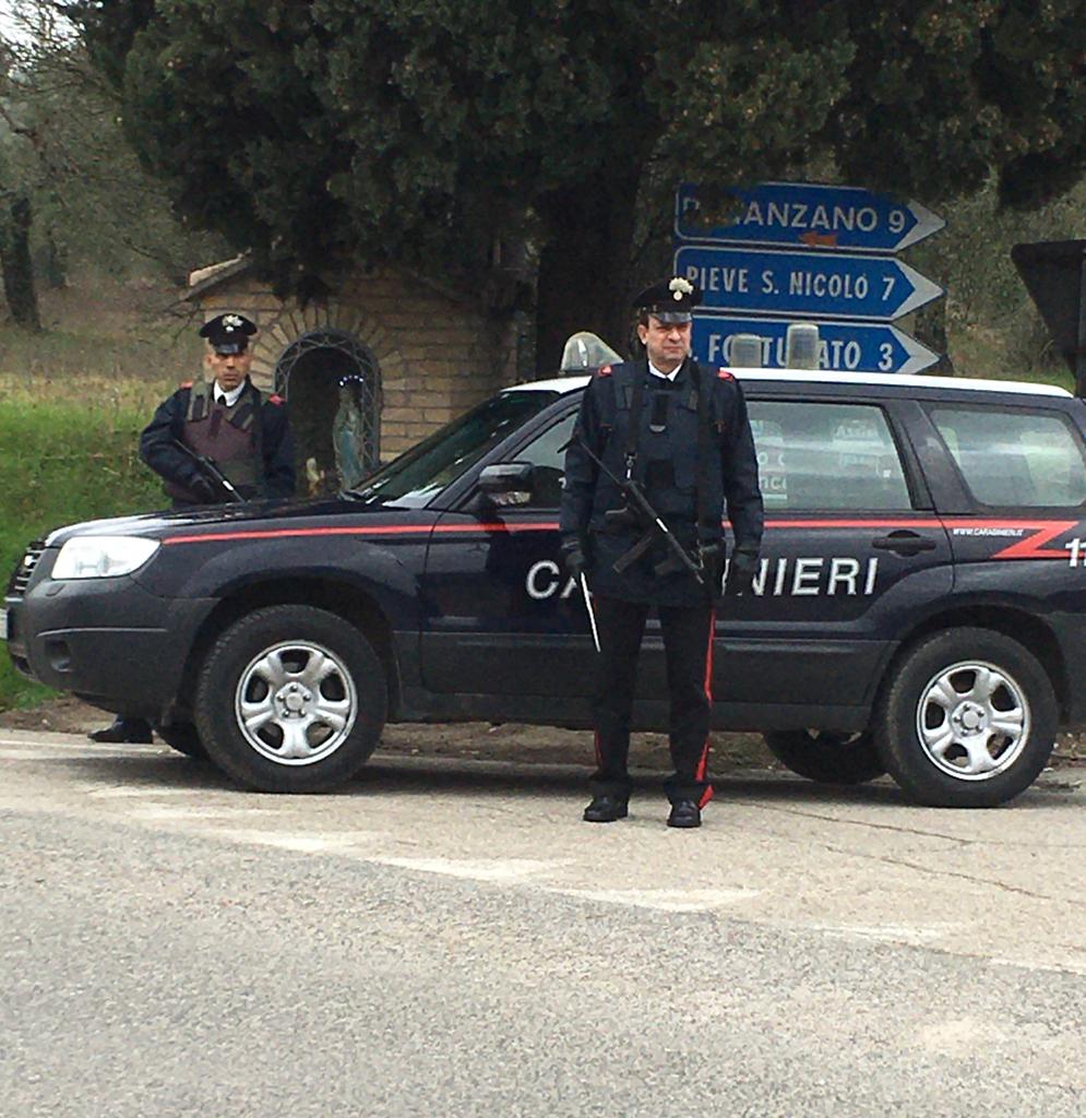 Assisi, controllo del territorio da parte dei carabinieri e svariate multe
