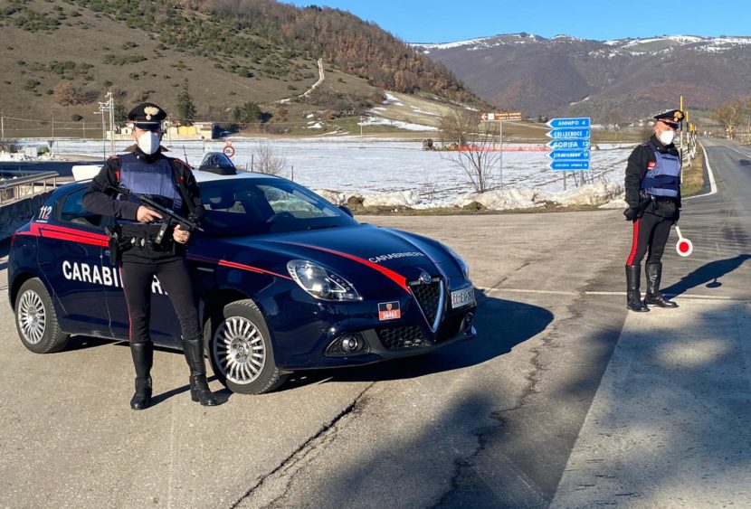 Foligno: controlli del territorio da parte dei Carabinieri