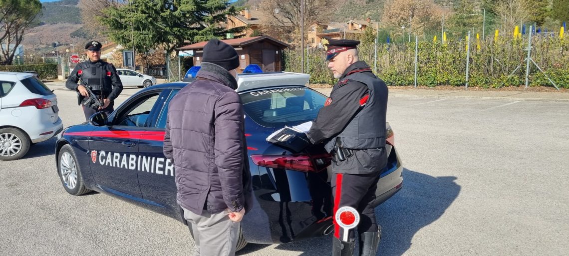 Gubbio, attività di controllo del territorio da parte dei Carabinieri