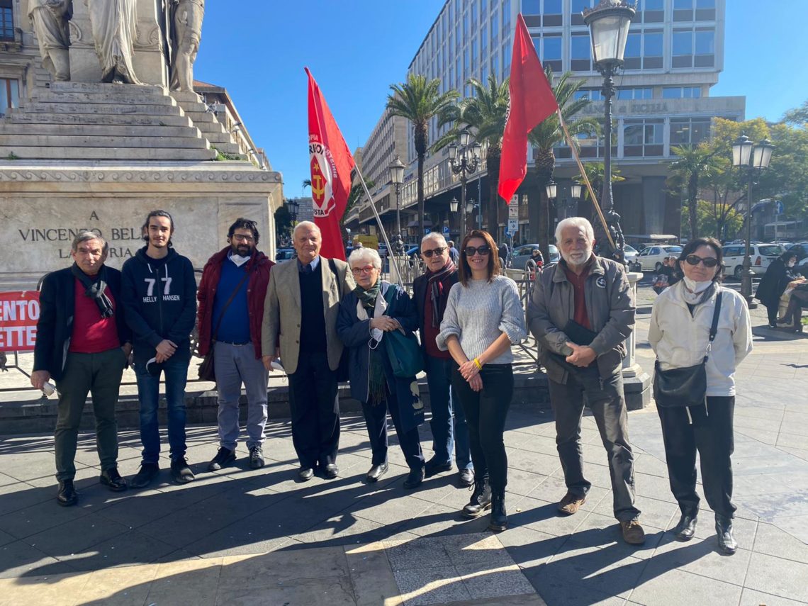 Caro energia: PRC in piazza a Catania, Acireale e Caltagirone contro aumento bollette e legge Fornero
