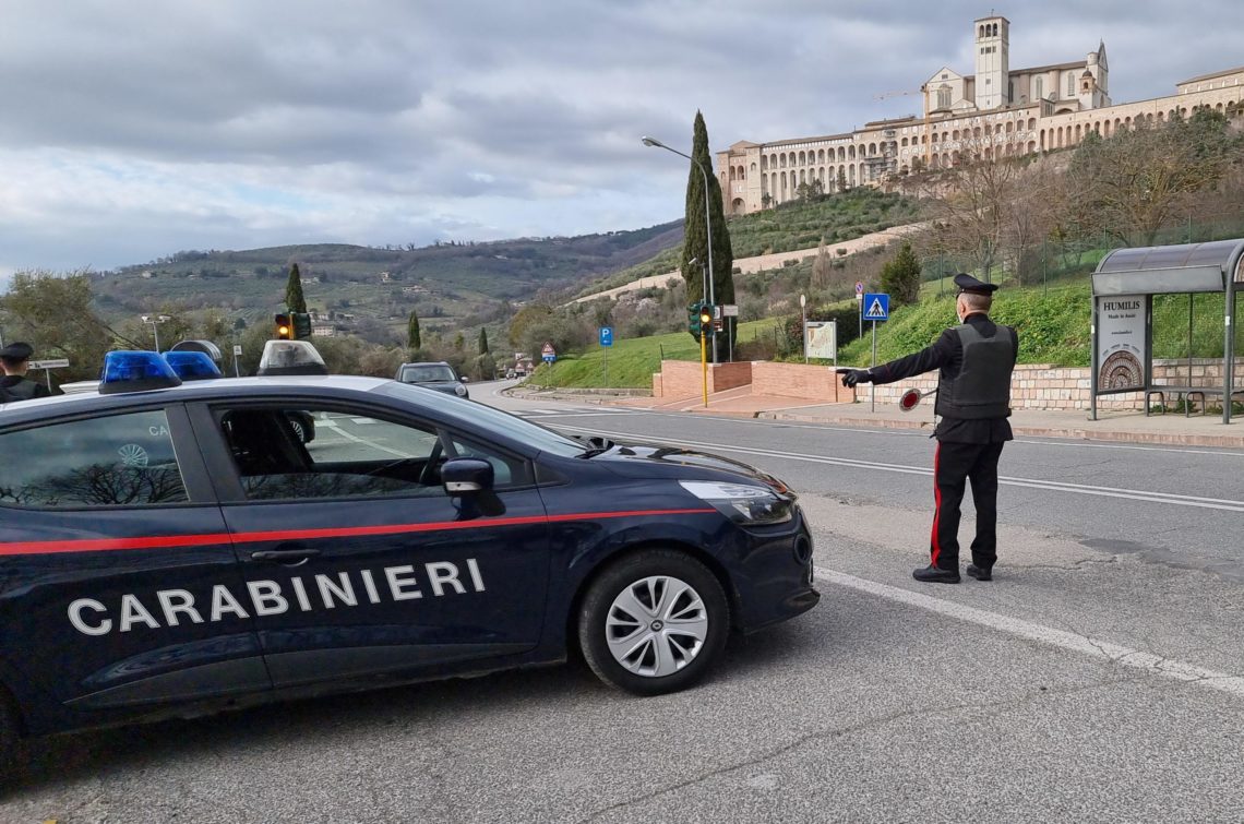 Assisi: controlli dei Carabinieri alla circolazione stradale