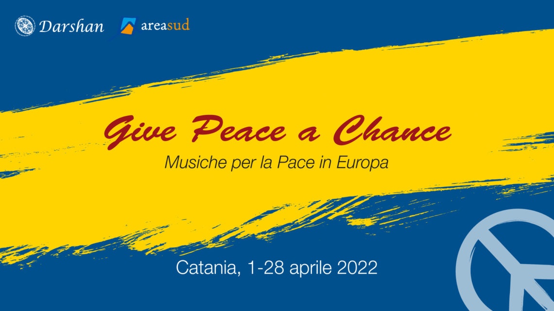 “Give peace a chance”: a Catania i musicisti a sostegno della Pace in Europa