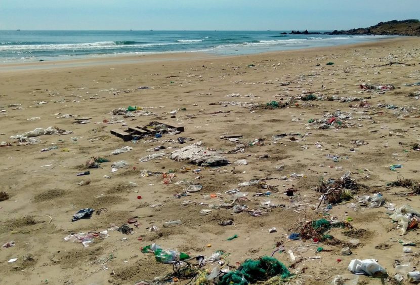 Lipari: la spiaggia di Marina Lunga viene ripulita dagli alunni