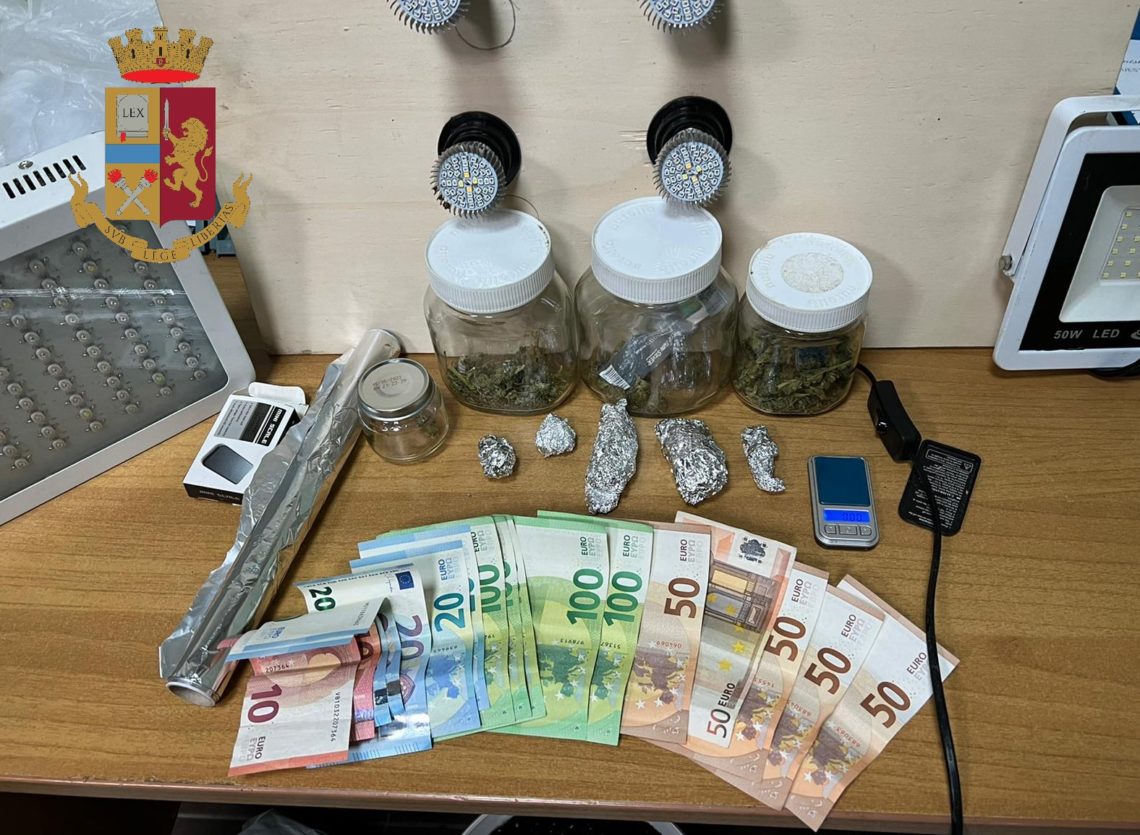 Messina: arresto per detenzione e coltivazione di sostanze stupefacenti