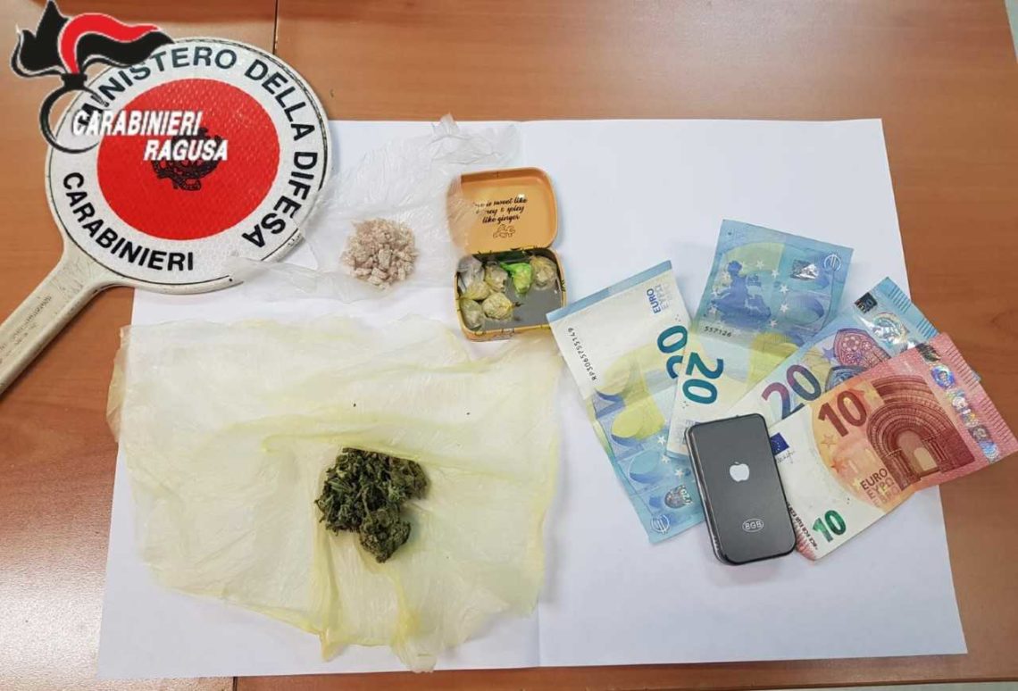 Pozzallo: arrestato catanese per spaccio di stupefacenti
