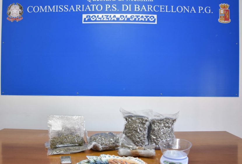 Messina: arresto per detenzione ai fini di spaccio di sostanza stupefacente