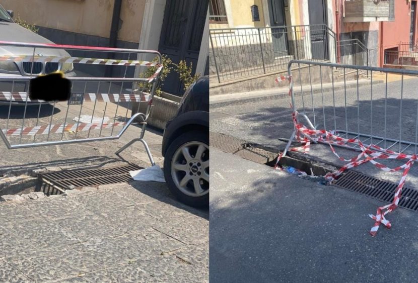 Catania: continui furti di tombini nel quartiere di Picanello