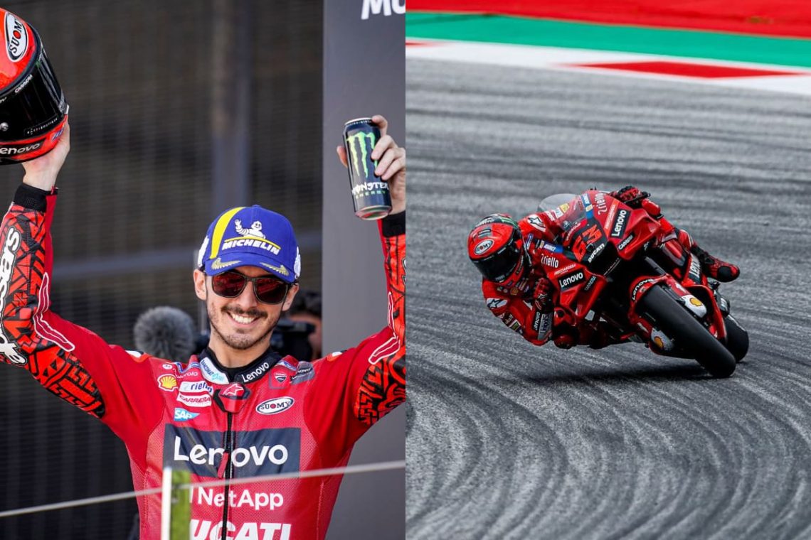 MotoGP, Austria: Bagnaia vince la terza di fila e accorcia nel mondiale