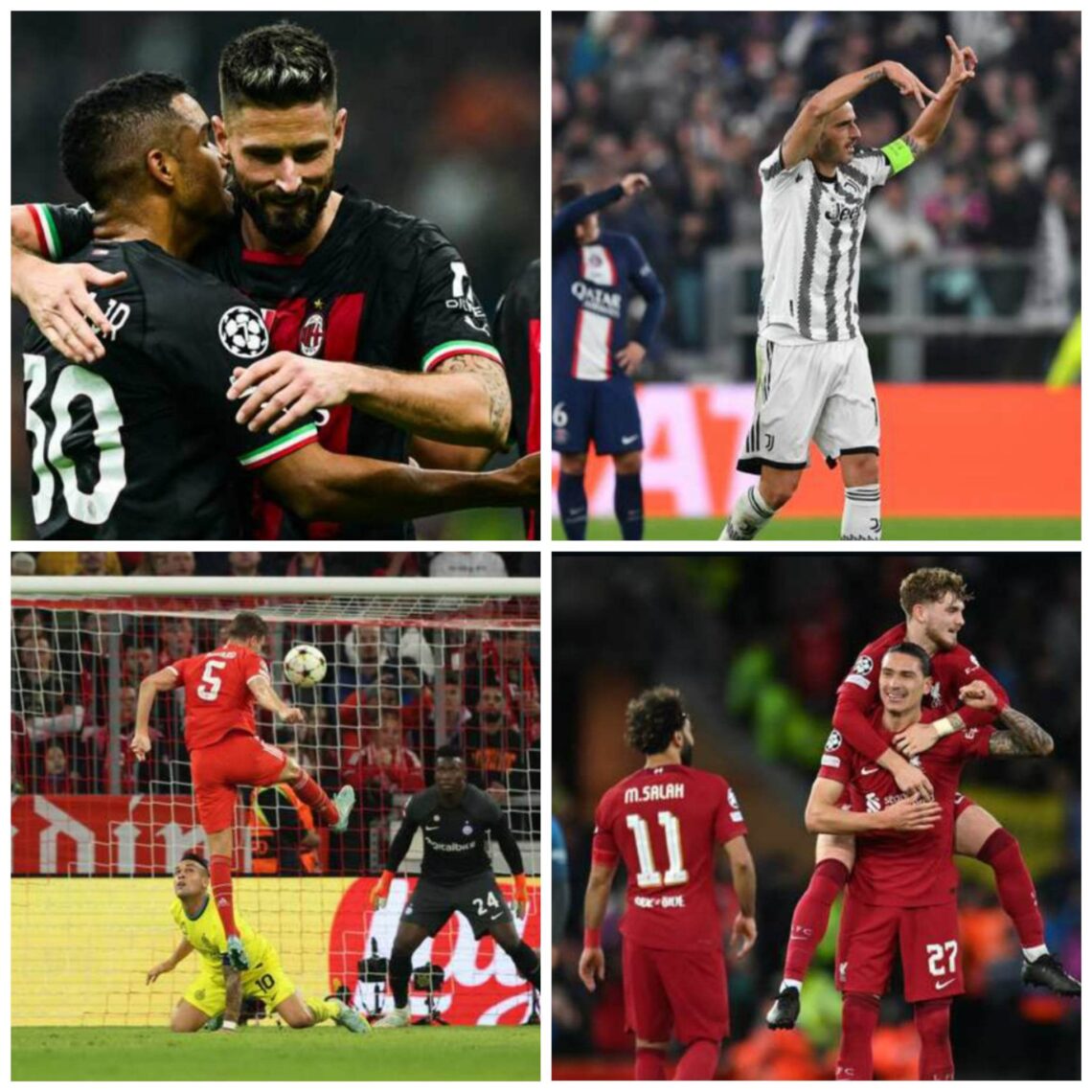 Champions League: il Milan agli ottavi, Juve in Europa League