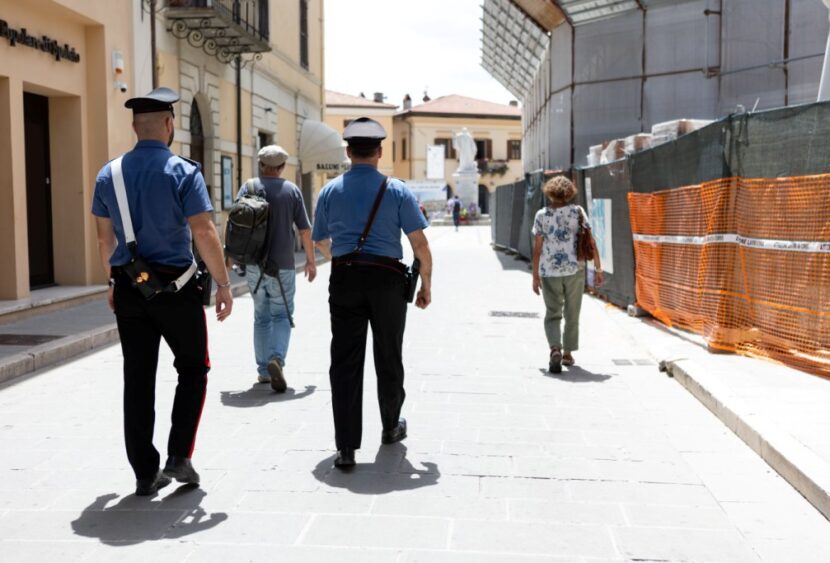 Norcia:controlli dei Carabinieri, sospeso un cantiere edile e denunciata una persona