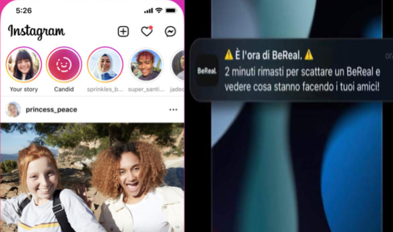 Instagram sfida Bereal con le sue “Candid Stories”: chi avrà la meglio?