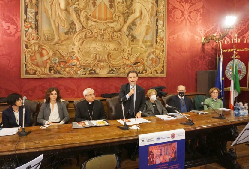 Unict: il rettore Francesco Priolo in occasione del convegno dal titolo “Ascoltare gli invisibili”