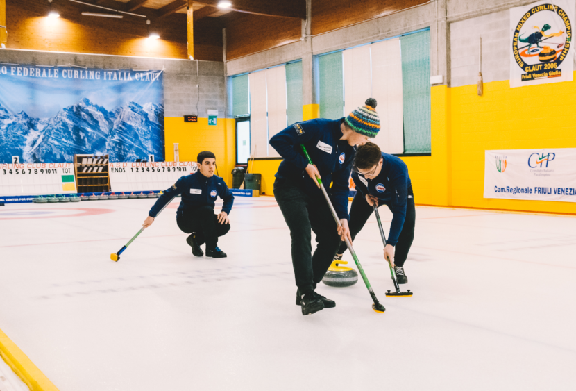 Con gli Eyof nasce la Curling-Mania: open day a Claut sulle piste olimpiche