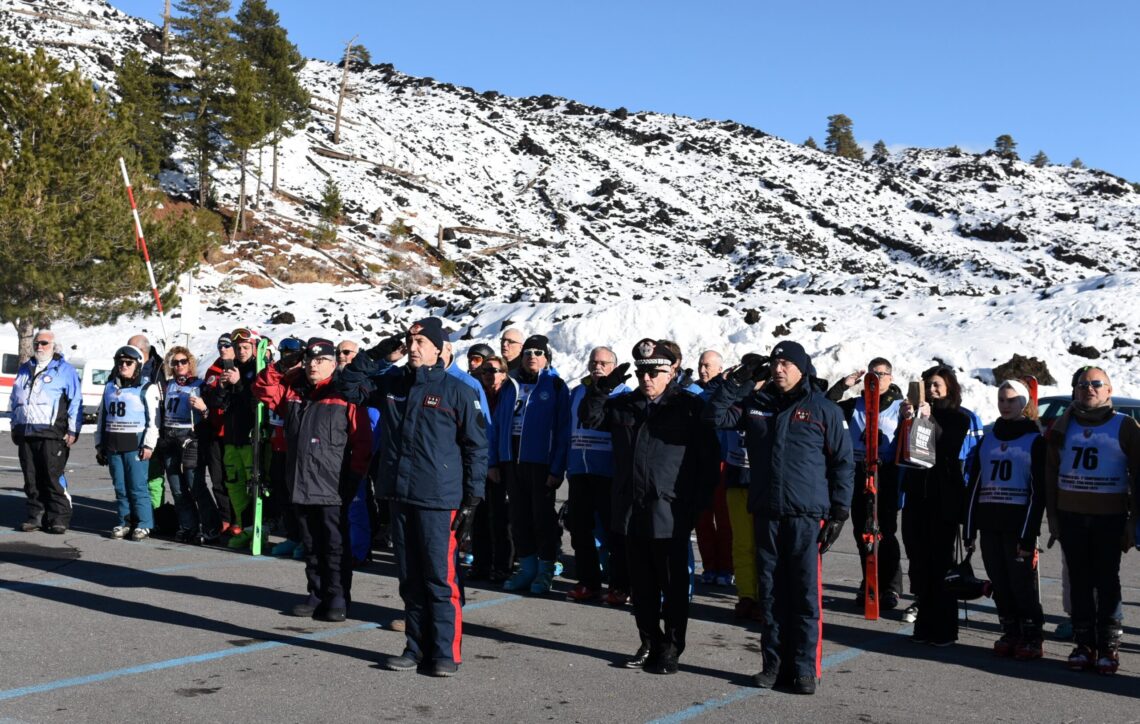 Piano Provenzana: organizzati campionati di sci dall’Associazione Nazionale Carabinieri