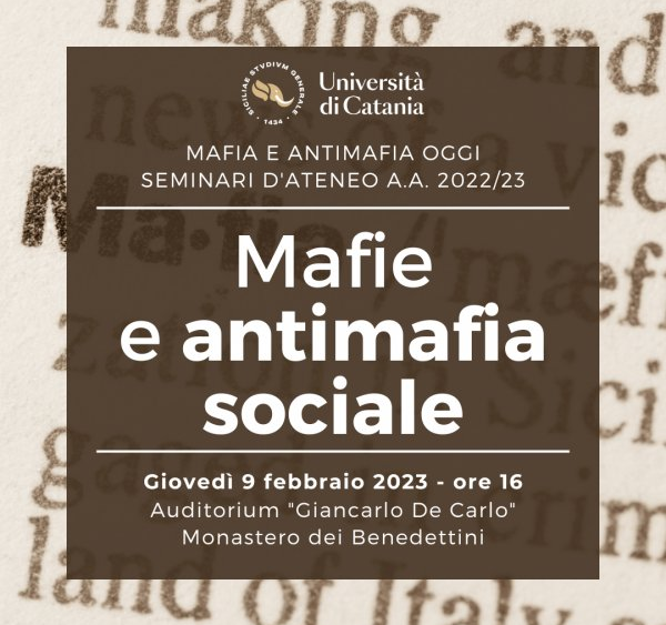 Mafia e antimafia oggi, ai Benedettini il ciclo di seminari dedicati a Giambattista Scidà