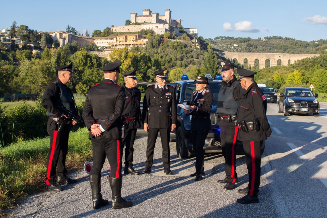 Spoleto: servizio straordinario di controllo del territorio da parte dei Carabinieri