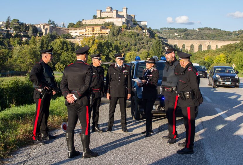 Spoleto: servizio straordinario di controllo del territorio da parte dei Carabinieri