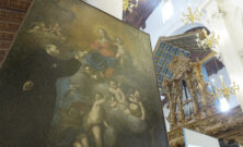 Trapani, restaurata la tela di San Nicolò da Tolentino
