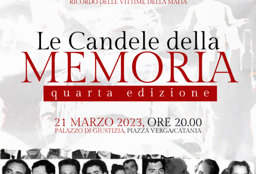 “Candele della memoria”, martedì sera a Palazzo di Giustizia manifestazione in ricordo delle vittime di mafia