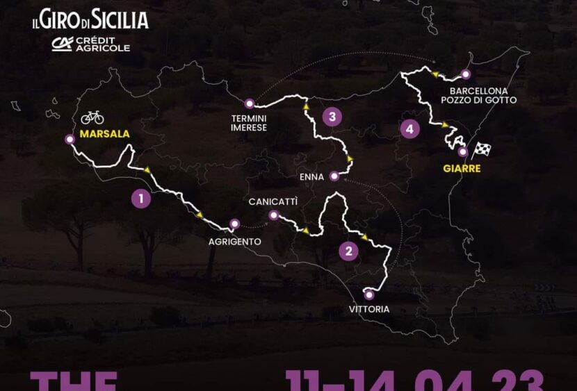 Giro di Sicilia 2023: da Marsala a Giarre