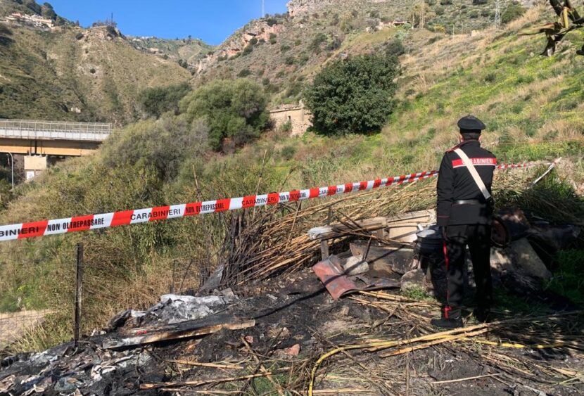 Taormina (ME), denunciato uomo per combustione illecita di rifiuti pericolosi