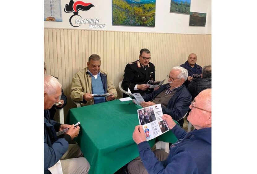 Messina: Anziani a lezione anti-truffa,in cattedra i Carabinieri