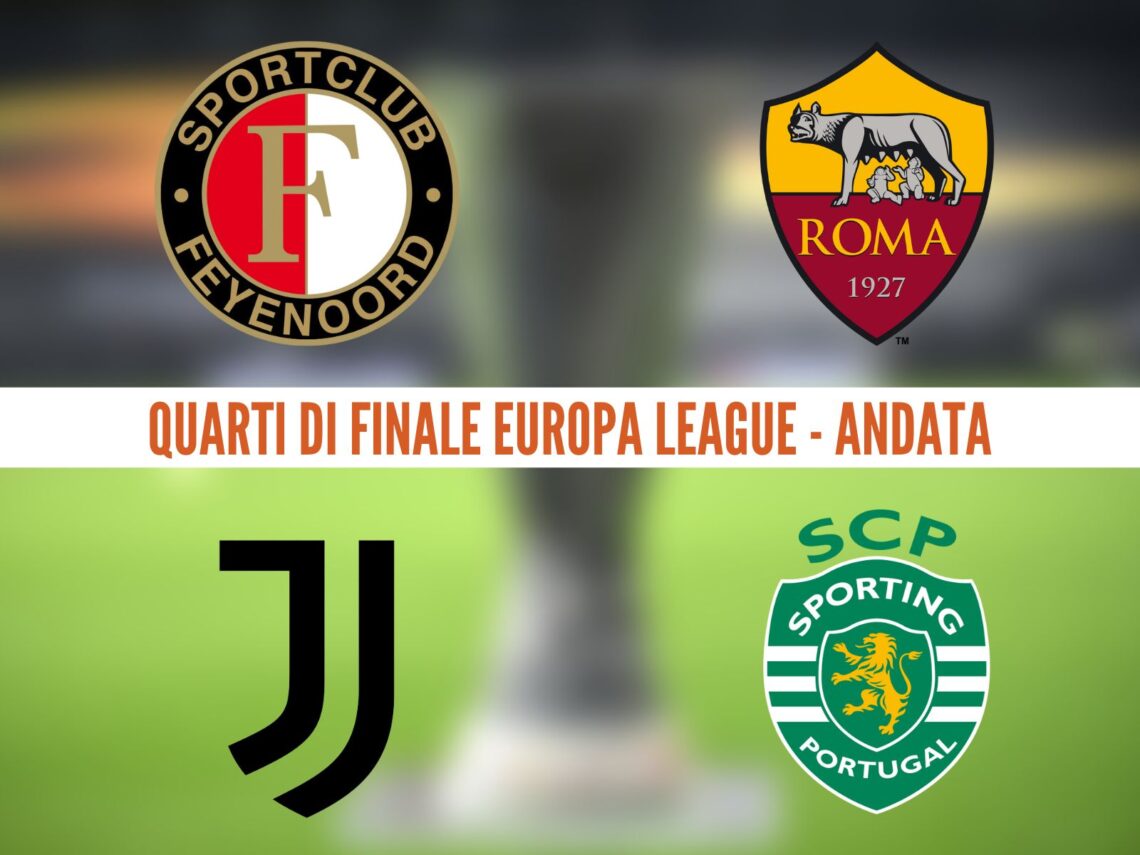 Europa League, i quarti: cade la Roma, Gatti lancia la Juve