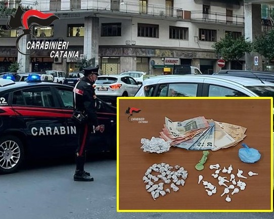 Aci Catena (CT), fugge al controllo dei Carabinieri: inseguito ed arrestato