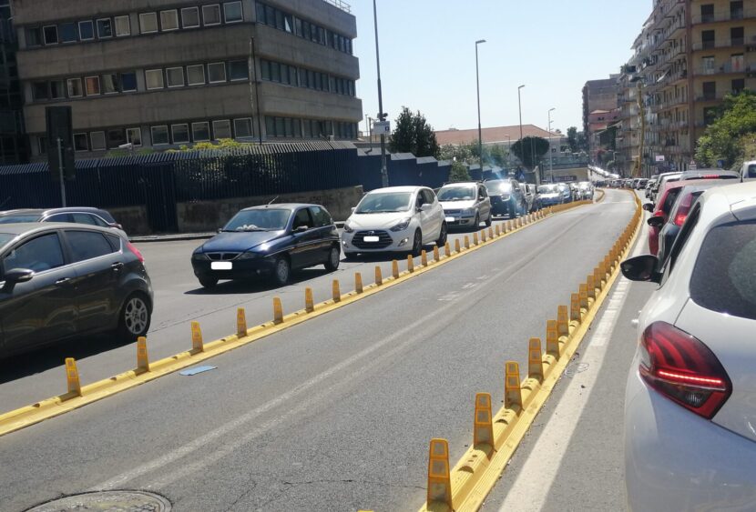 Rischio incidenti e traffico a Catania