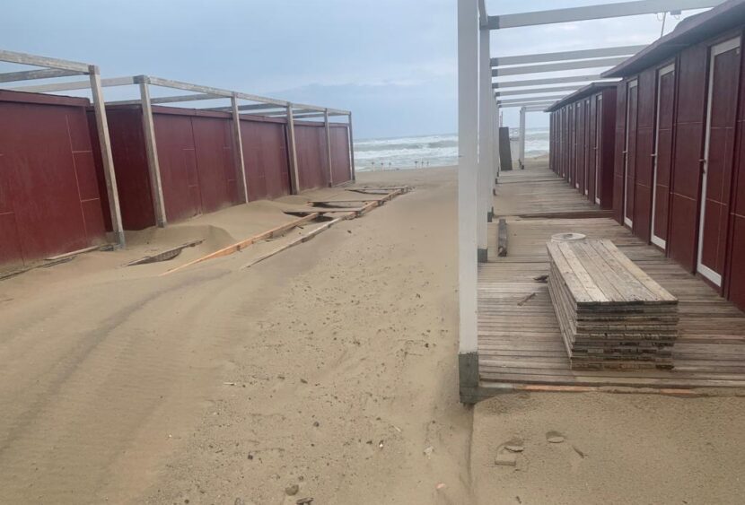 Emergenza Maltempo e danni a “Le Palme Beach Club” della Plaia di Catania