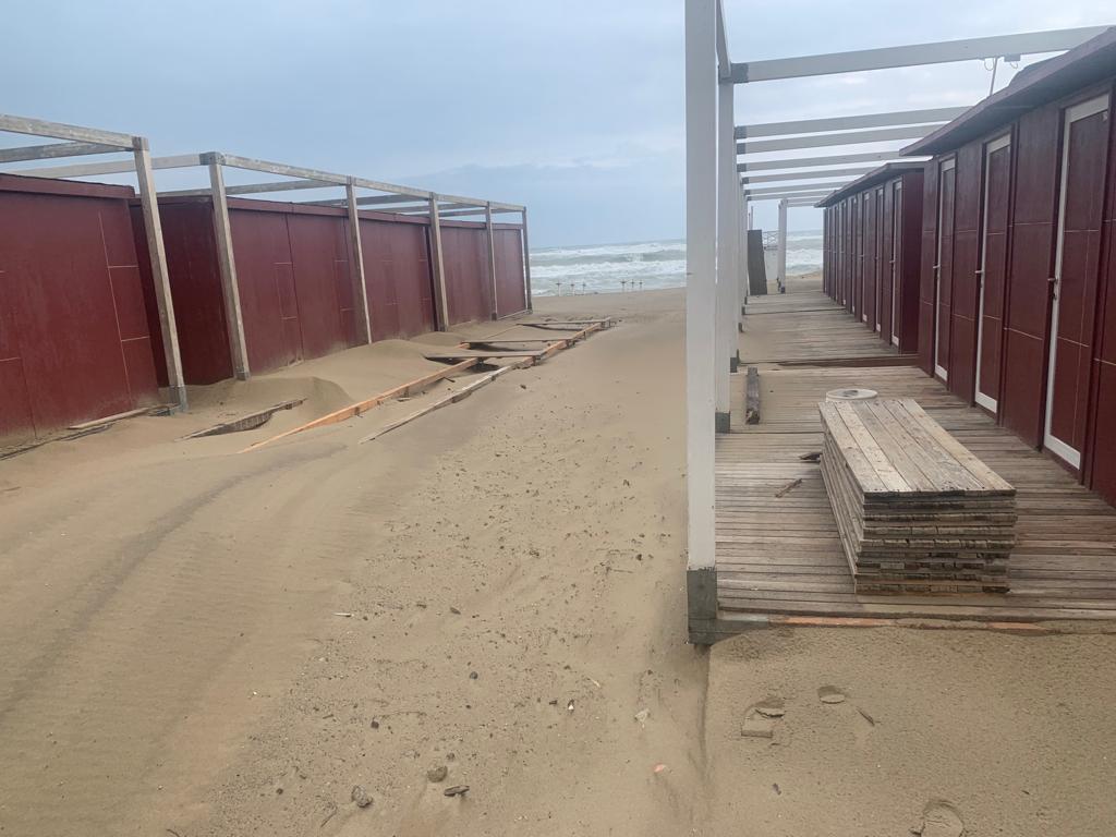 Emergenza Maltempo e danni a “Le Palme Beach Club” della Plaia di Catania
